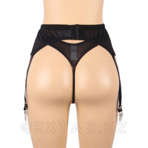 Стринги и пояс для чулок с ремешками Sexy Floral Lace (XS-S)  в Казахстане, интернет-аптека Aurma.kz