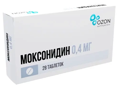 Моксодин Таблетки, покрытые оболочкой / 0,4мг № 30 Таблетки в Казахстане, интернет-аптека Рокет Фарм