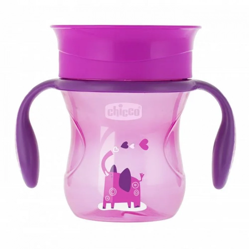 Chicco Поильник Perfect Cup 12 мес розовый Поильники в Казахстане, интернет-аптека Рокет Фарм