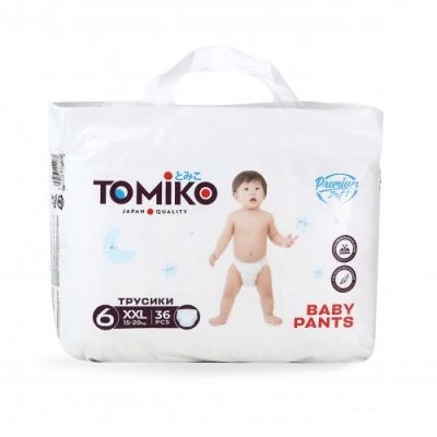 Подгузники-трусики детские Tomiko XXL (15-20 кг) Подгузники в Казахстане, интернет-аптека Рокет Фарм