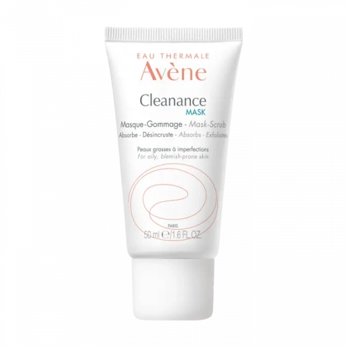 Avene Cleanance маска-скраб с AHA-BHA кислотами для глубокого очищения Скраб в Казахстане, интернет-аптека Aurma.kz