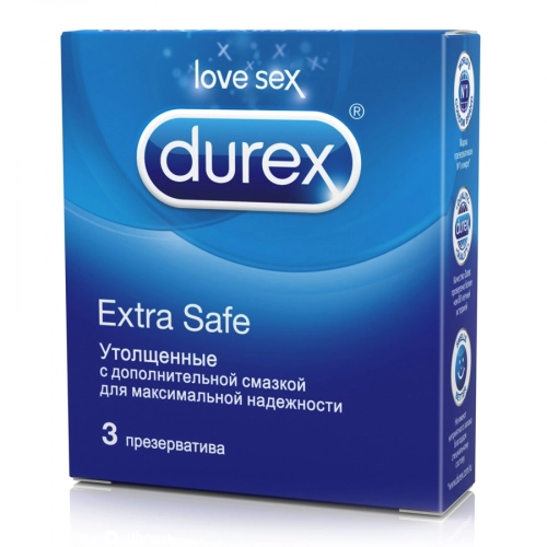 Презервативы Durex Extra Safe Презервативы в Казахстане, интернет-аптека Рокет Фарм