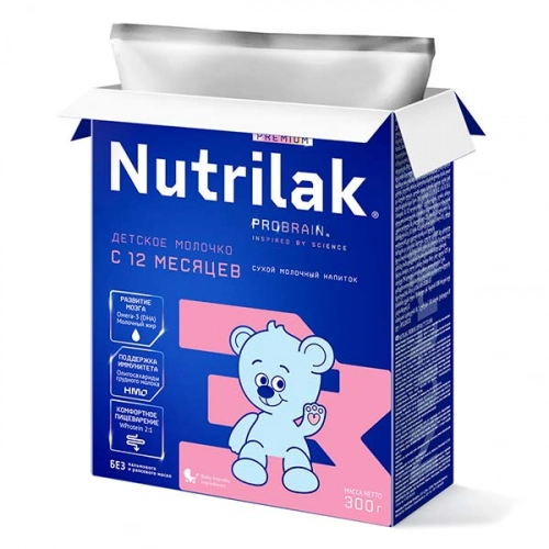 Нутрилак Nutrilak 3 Premium напиток молочный сухой Смесь в Казахстане, интернет-аптека Aurma.kz