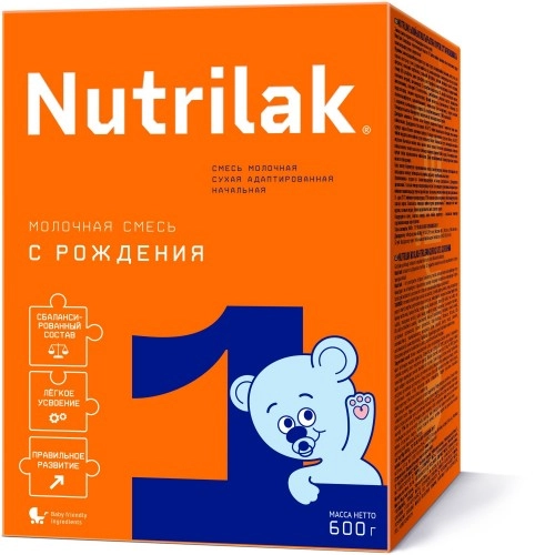 Нутрилак Nutrilak 1 смесь сухая молочная адаптированная до 6 мес  Смесь в Казахстане, интернет-аптека Рокет Фарм