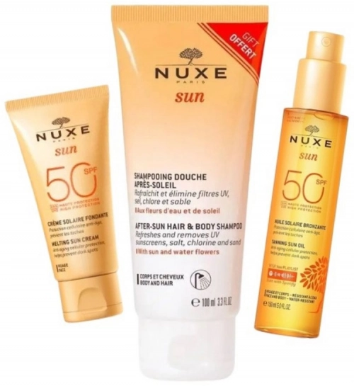 Нюкс набор Nuxe Sun  SPF50 2017  в Казахстане, интернет-аптека Aurma.kz