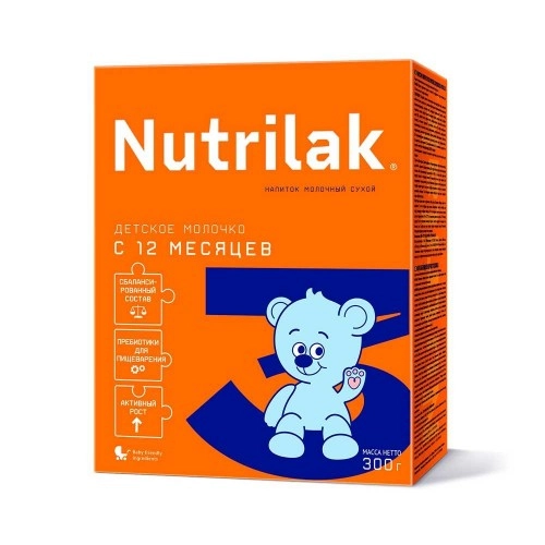 Нутрилак Nutrilak 3 напиток молочный сухой Смесь в Казахстане, интернет-аптека Aurma.kz