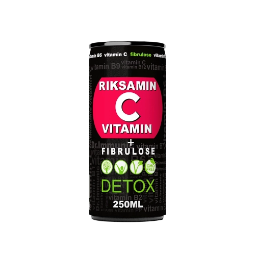 Напиток Vitamin C Riksamin + FIBRULOSE алюм/б Напиток в Казахстане, интернет-аптека Aurma.kz