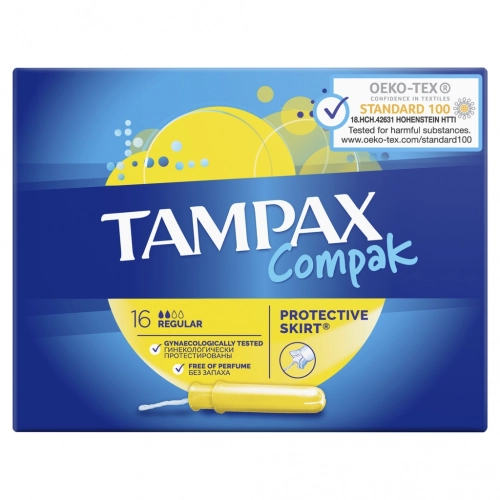 Тампоны Tampax Compak Regular  Тампоны в Казахстане, интернет-аптека Aurma.kz