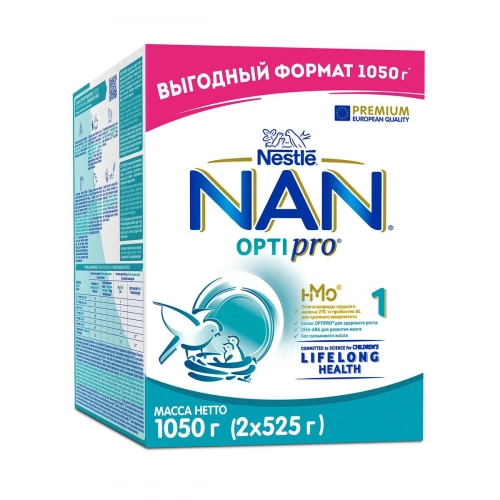 Нестле Nestle NAN Opti Pro Смесь сухая молочная с рождения Смесь в Казахстане, интернет-аптека Aurma.kz