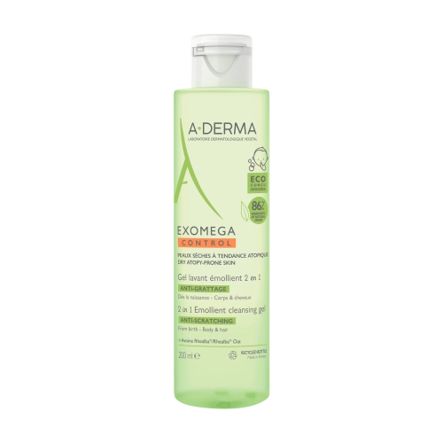 A-Derma Exomega Control Гель 2 в 1  в Казахстане, интернет-аптека Aurma.kz