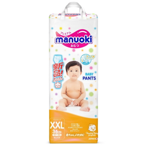 Подгузники-трусики детские Manuoki XXL(6)  в Казахстане, интернет-аптека Aurma.kz