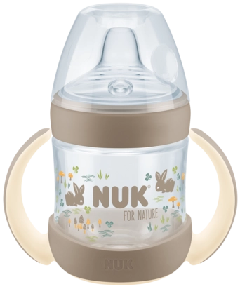 Nuk Бутылочка обучающая for Nature TEMP силиконовая с 6 месяцев 10215368  в Казахстане, интернет-аптека Aurma.kz