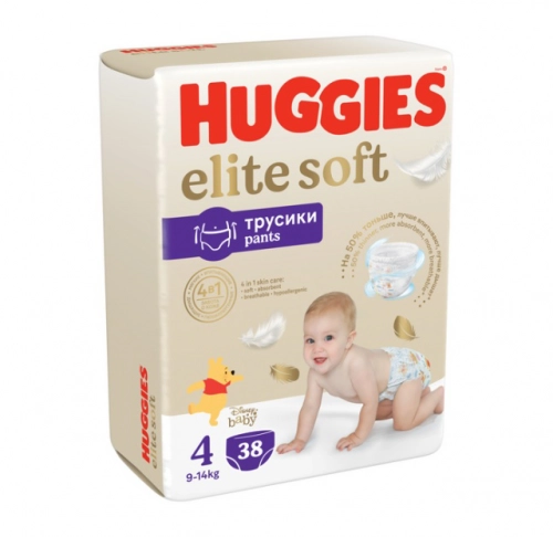Подгузники-трусики Huggies Elite Soft Pants 4 Mega (9-14 кг)  в Казахстане, интернет-аптека Aurma.kz
