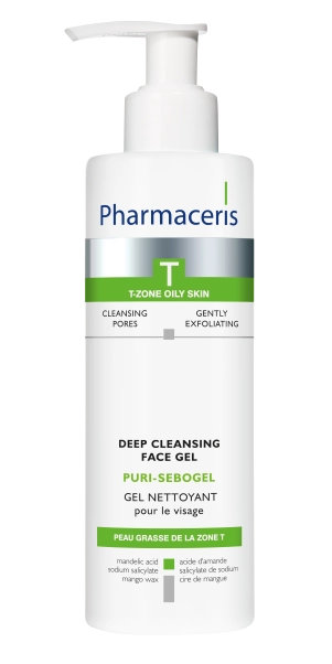 Pharmaceris T Гель антибактериальный для глубокого очищения лица Puri-Sebogel  в Казахстане, интернет-аптека Aurma.kz
