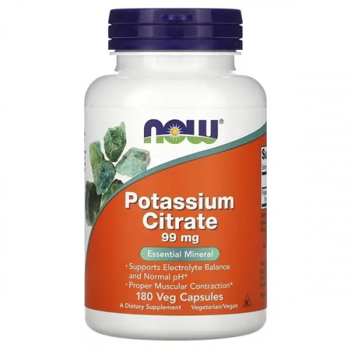 Now Foods Калия цитрат Potassium Citrate Капсулы в Казахстане, интернет-аптека Aurma.kz