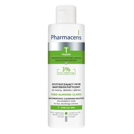 Pharmaceris T Лосьон для очищения кожи лица, зоны декольте и спины Sebo-Almond-Glaris  в Казахстане, интернет-аптека Aurma.kz