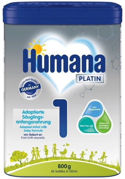 Начальная молочная смесь Humana Platin 1 (до 6 месяцев)  в Казахстане, интернет-аптека Aurma.kz