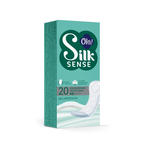 Прокладки ежедневные Ola Silk Sense Daily без аромата  в Казахстане, интернет-аптека Aurma.kz