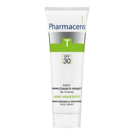Pharmaceris T Увлажняюще-смягчающий крем для лица SPF 30 Sebo-Moistatic  в Казахстане, интернет-аптека Aurma.kz