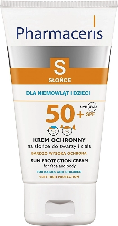 Pharmaceris S детский солнцезащитный крем для лица и тела SPF 50+  в Казахстане, интернет-аптека Aurma.kz