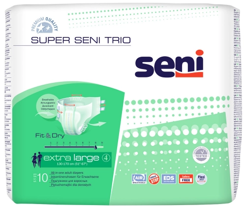 Подгузники для взрослых Seni Super Trio Large  в Казахстане, интернет-аптека Aurma.kz
