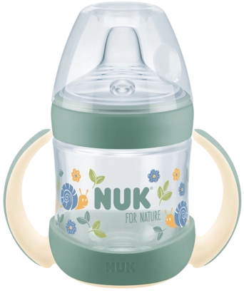 Nuk Бутылочка обучающая for Nature TEMP силиконовая 6-18 месяцев 10215366  в Казахстане, интернет-аптека Aurma.kz