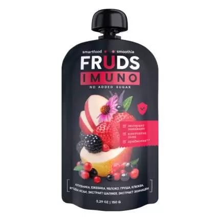 Fruds Пюре яблоко груша клубника ежевика  в Казахстане, интернет-аптека Aurma.kz