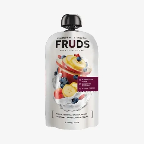 Fruds Пюре яблоко банан черника сливки  в Казахстане, интернет-аптека Aurma.kz