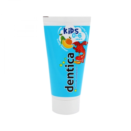 Детская зубная паста Dentica Kids Fruity Flavour (0-6 лет)  в Казахстане, интернет-аптека Aurma.kz
