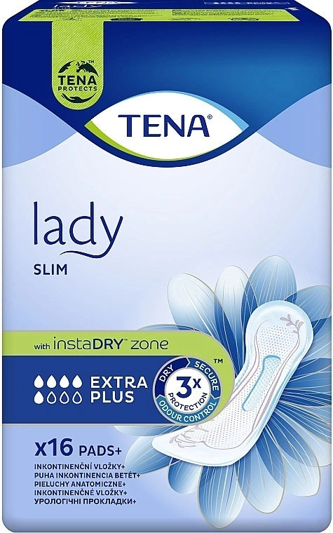 Прокладки Tena Lady Slim Extra Plus  в Казахстане, интернет-аптека Aurma.kz