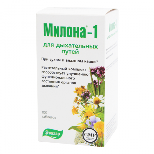 Милона 1 для дыхательных путей Таблетки в Казахстане, интернет-аптека Рокет Фарм