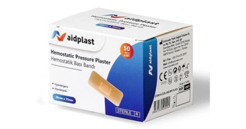Пластырь для Стерильного Гемостатического давления Aidplast  в Казахстане, интернет-аптека Aurma.kz