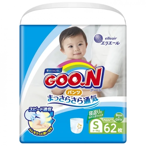 Goon подгузники-трусики S  в Казахстане, интернет-аптека Aurma.kz
