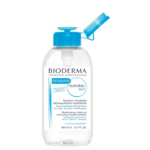 Биодерма Гидрабио мицелловый р-р мягкое очищение, увлажнение, удаление макияжа 500 мл	  в Казахстане, интернет-аптека Aurma.kz