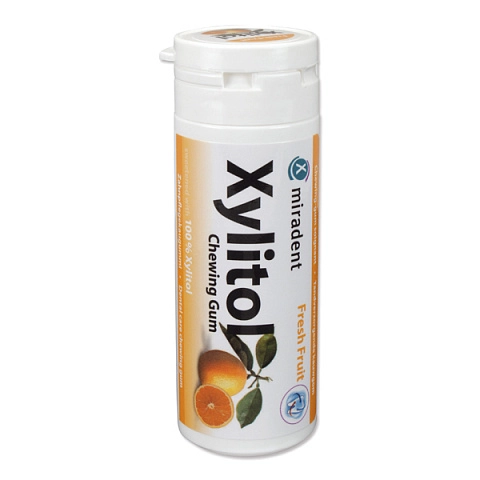 Xylitol Жевательная резинка с ксилитом Свежие фрукты №30	  в Казахстане, интернет-аптека Aurma.kz