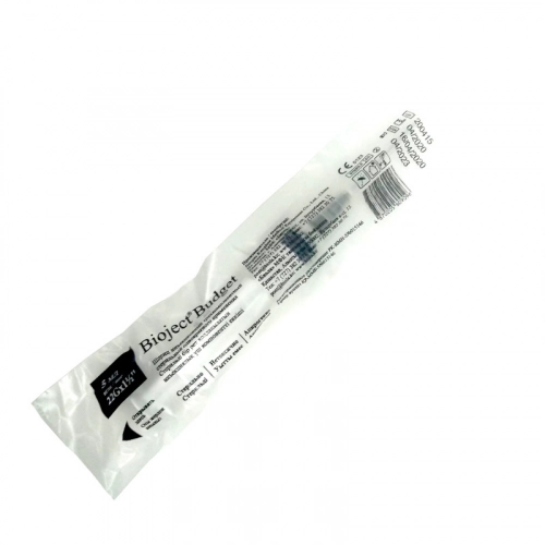 Шприц 5,0 Bioject с иглой 22Gх38	  в Казахстане, интернет-аптека Aurma.kz