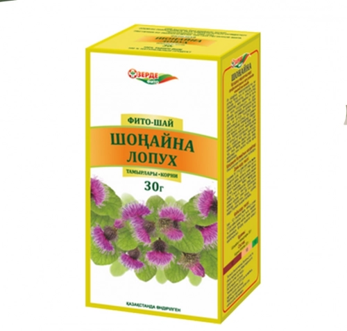 Лопух 30г фото чай Зерде  в Казахстане, интернет-аптека Aurma.kz