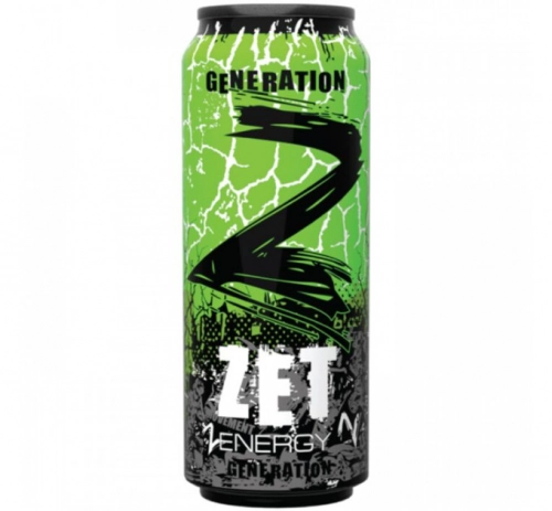 ZET энерджи напиток энергетический ж/б 0,45л	  в Казахстане, интернет-аптека Aurma.kz