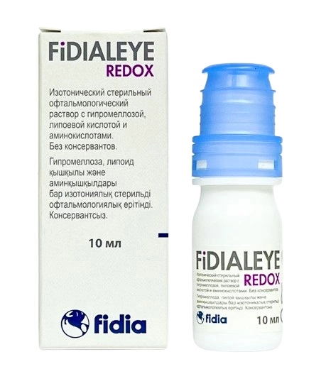 Фидиалея Редокс Fidialeye Redox изотонический стерильный Капли в Казахстане, интернет-аптека Aurma.kz