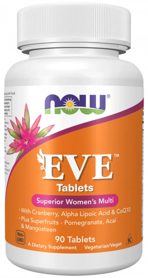NOW Foods мультивитамины EVE  в Казахстане, интернет-аптека Aurma.kz