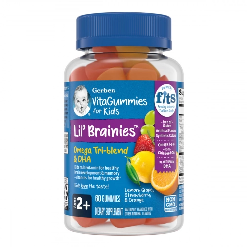 Gerber Комплекс для детей мультивитамины + Омега  в Казахстане, интернет-аптека Aurma.kz