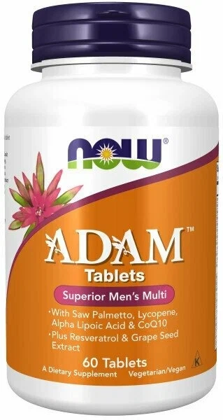 Now Foods мультивитамины Adam Таблетки в Казахстане, интернет-аптека Aurma.kz