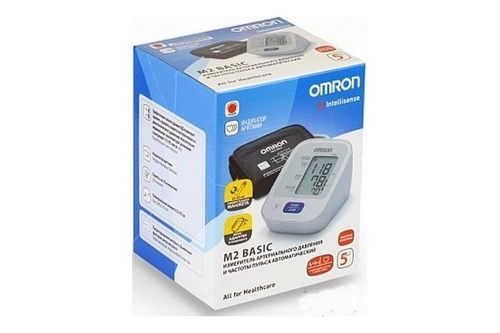 Тонометр Omron M2 Basic HEM 7116 RU медицинский автоматический на плечо  в Казахстане, интернет-аптека Aurma.kz