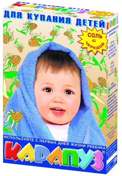 Карапуз соль для ванн с чередой  в Казахстане, интернет-аптека Aurma.kz